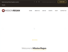 Tablet Screenshot of missionregan.com